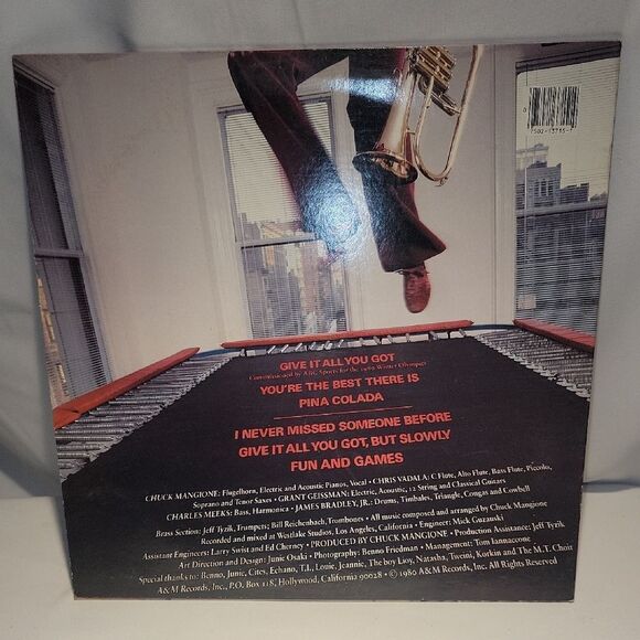 Chuck Mangione Fun and Games Vinyl Record - Picture 2 of 4